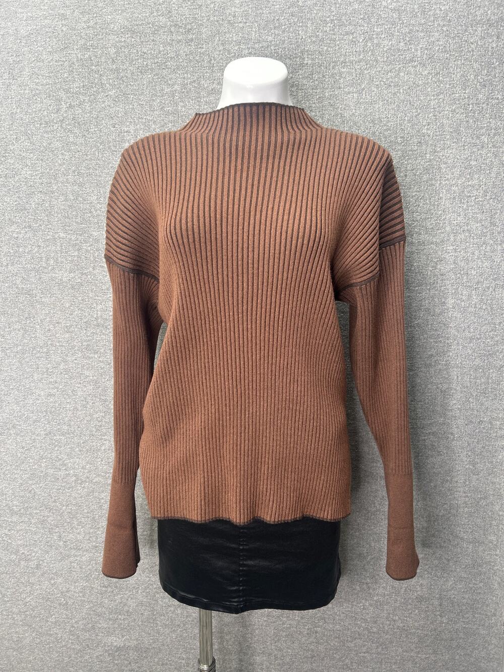 VARLEY EMILE RIBBED SWEATER, SIZE S *
